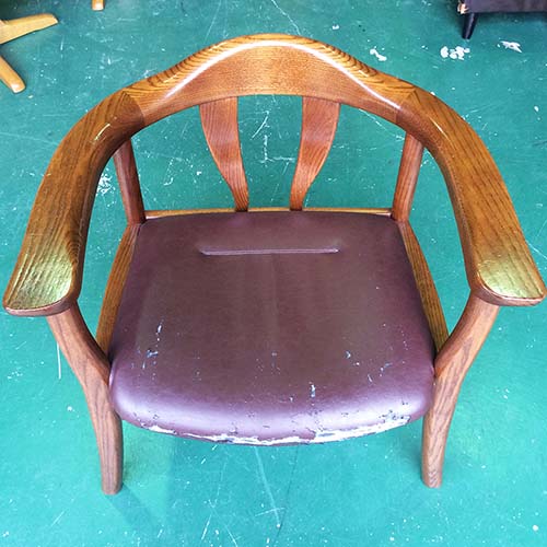 椅子の修理事例:座面張り替え