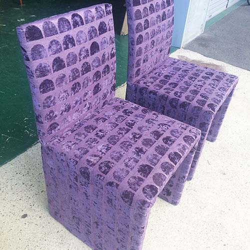 椅子修理リメイク事例:椅子カバー製作