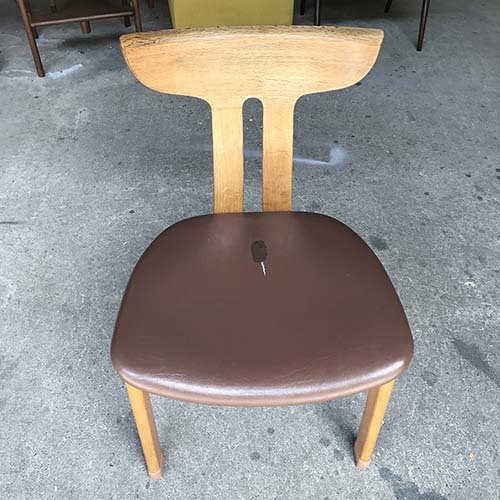 椅子修理・張り替え・塗り替え・修理リメイク事例:座面張り替え