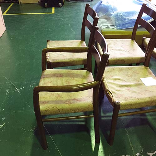 椅子修理・張り替え・塗り替え・修理リメイク事例