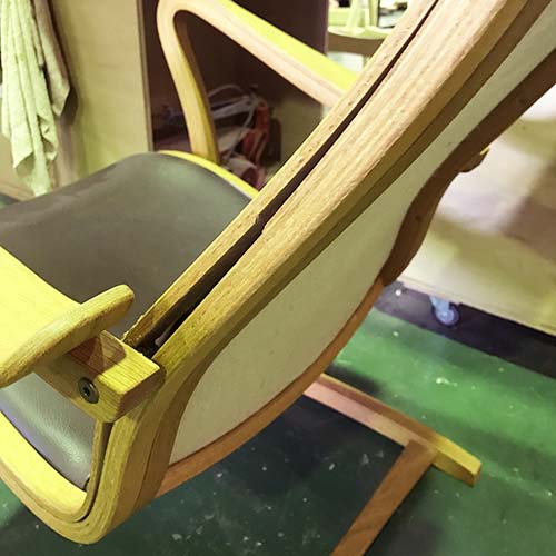 椅子修理・張り替え・塗り替え・修理リメイク事例