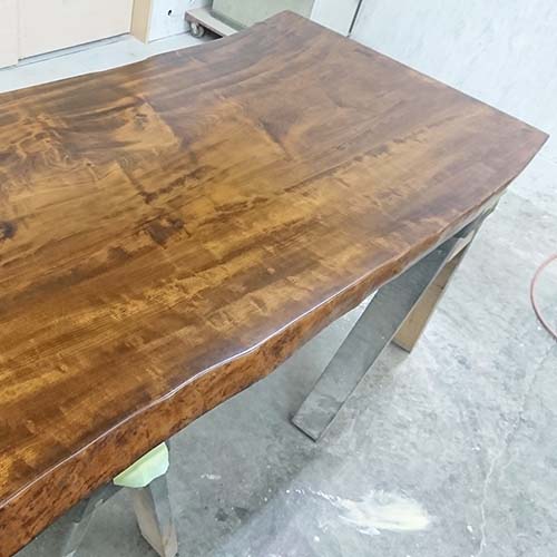 テーブル・デスク修理事例塗装傷補修