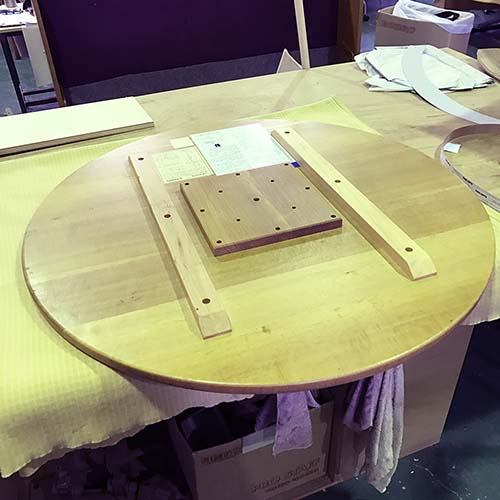 テーブル・デスク修理事例塗装傷補修