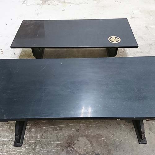 テーブルの修理事例:座卓表面の手磨き