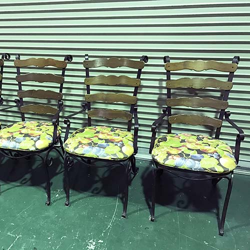 椅子やベンチの修理・張り替え・塗り替え・修理リメイク事例:座面の張り替え