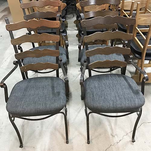 椅子やベンチの修理・張り替え・塗り替え・修理リメイク事例:座面の張り替え