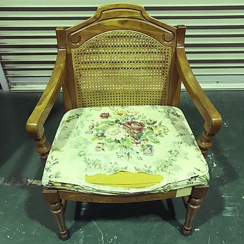 椅子やベンチの修理・張り替え・塗り替え・修理リメイク事例:座面張り替え・座板交換・解体組み直し