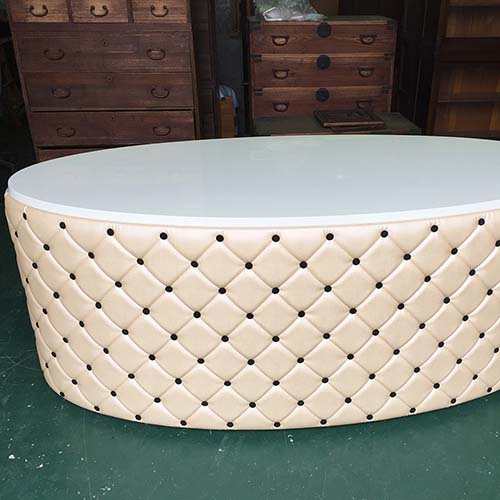 テーブルの修理事例:側面張り替え・天板塗装