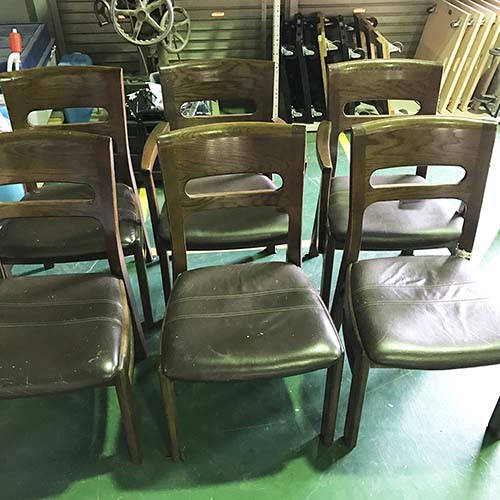 椅子やベンチの修理・張り替え・塗り替え・修理リメイク事例:座面張り替え