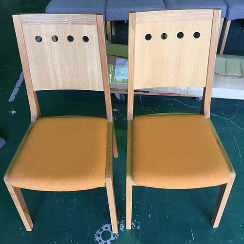 椅子やベンチの修理・張り替え・塗り替え・修理リメイク事例:座面張り替え