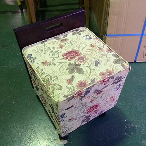 椅子の修理事例:張り替え・ウレタン入れ替え