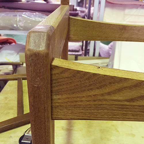 椅子の修理事例:フレームの組み直し