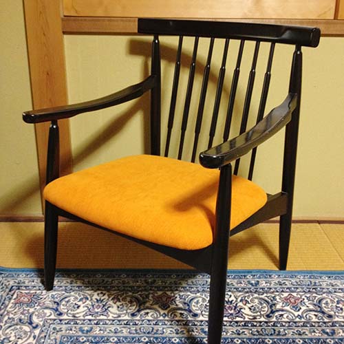 椅子の修理事例:座面張り替え・ウレタン入れ替え