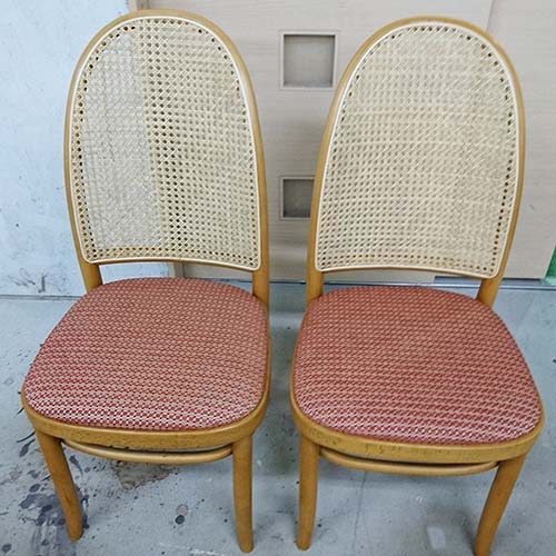 椅子修理:籐の張り替え・塗装補修・座面の張り替え