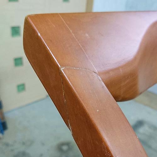 椅子やベンチの修理・張り替え・塗り替え・修理リメイク事例:フレーム組み直し・接着補修