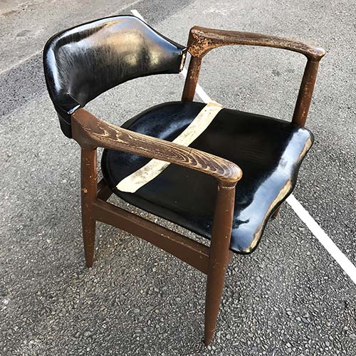 椅子やベンチの修理・張り替え・塗り替え・修理リメイク事例:解体組み直し・座面張り替え