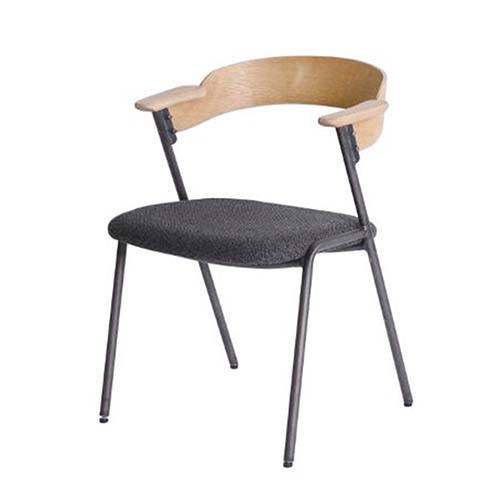 椅子やベンチの修理・張り替え・塗り替え・修理リメイク事例:新品椅子の背板の着色塗装