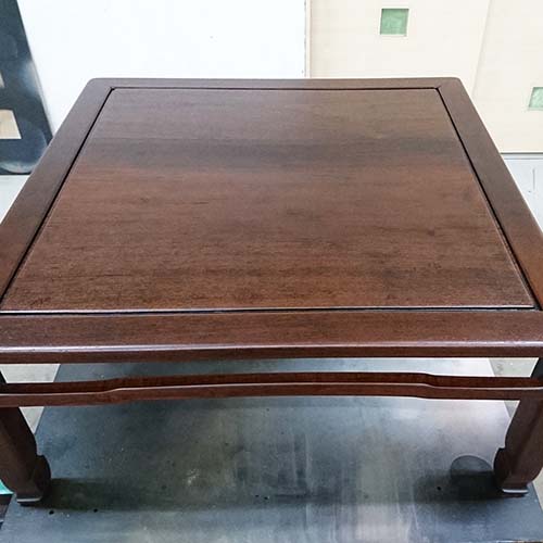 テーブルの修理事例:座卓塗り替え・ぐらつき直し・脚部欠け補修