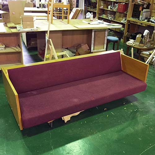 デイベッド張り替え修理