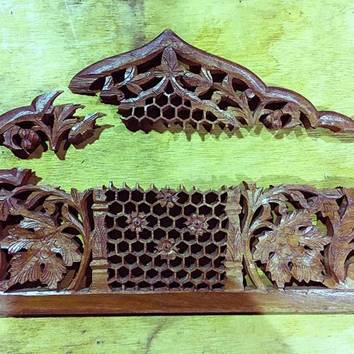 ついたて修理:接着・欠損部材製作・塗装補修