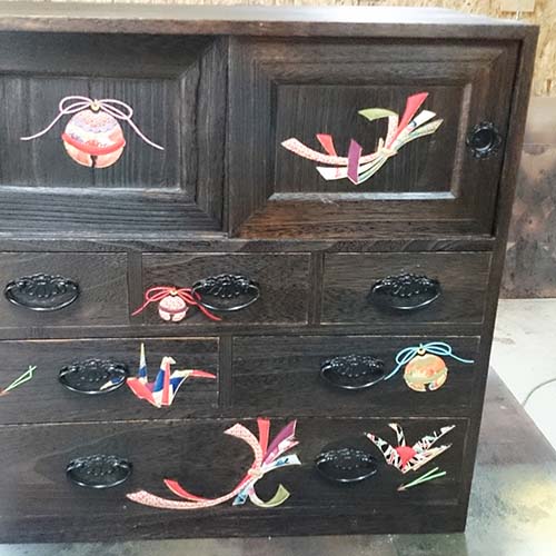 箪笥の修理事例:塗装