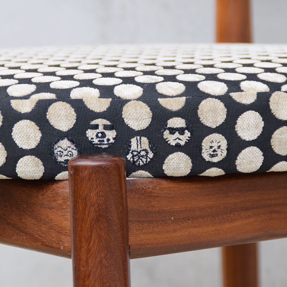 椅子の修理リメイク事例:座面の張り替え